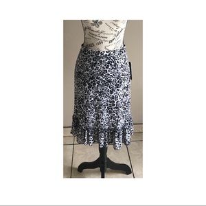 Sharagano Animal Print Skirt... Sz L